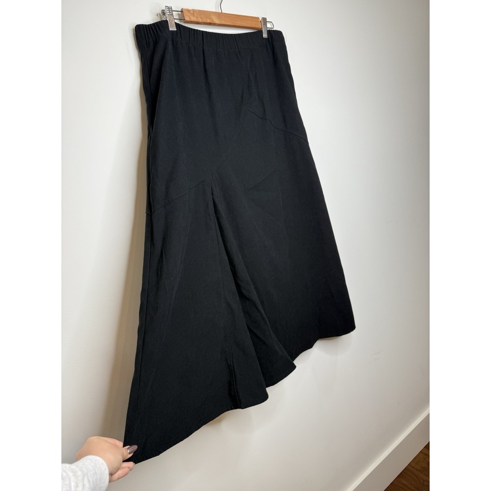 Vintage Whimsigoth Maxi Skirt M Black Witchy Goth Dark‎ Fairy Grunge Flowy Nicks